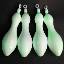 봉돌 야광 표주박형 물방울형 친환경 풍월주 낚시 무게추, 50g호 (2개)