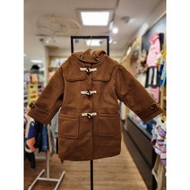 밀리밤 [동아쇼핑점] 요즘유행떡볶이코트/멋스러운디자인/남녀공용/코디하기조은코트/똑딱이단추/단정한느낌/캐주얼하게코디가능/ 더플 모직 코트