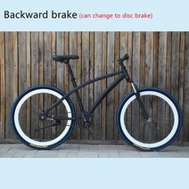 단일 속도 산악 자전거 26 인치 shockproof 포크 트랙 자전거 역방향 브레이크 고정 기어 mtb 프레임 자전거 더블 디스크 브레이크, 이십, 26인치