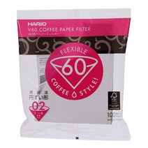 하리오 필터 VCF 02 화이트 100매입, 단품