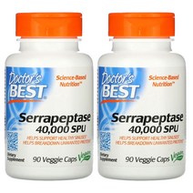 닥터스베스트 세라펩타제 40000SPU Veggie Capsules 90정 2개