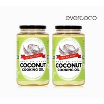 에버코코 쿠킹 코코넛 오일 800ml 2개