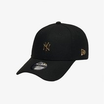 [AK PLAZA] [뉴에라][공용]MLB 골드 미니 메탈 뉴욕 양키스 볼캡 블랙 (12836260)