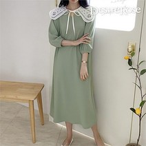 디자이어로즈 디자이어로즈 여자 레이스카라 7부소매 원피스 3color (8329428)