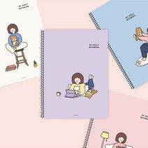 핑크풋 1500 보리데일리원링노트 정품 1권 2023년 신학기노트