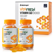 엔젯오리진 비타프레쉬 비타민 C&D 3000, 70정, 18개