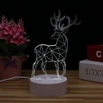 바보사랑 LED 사슴 무드등 /아크릴 LED취침등9 12.기프트갓