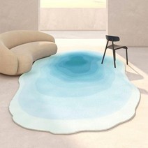 먼지없는 대형 거실러그 고급 카페트 나혼자산다 전현무 러그 불규칙한 침실 옆 카펫 장식 가벼운 럭셔리 서재 미끄럼