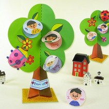 5월 가정의달 사랑열매 가족나무 만들기 10개 ID6971