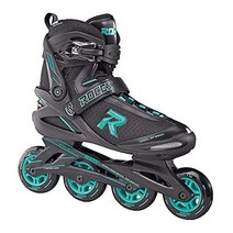 Roces 콘 피트니스 인라인 스케이트, Black/Aqua