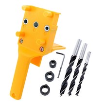 Royalways 8pcs 튼튼한 소형 목공 장부촉 지그 고정되는 각자 중심을 짓는 Dowelling 지그, 1개