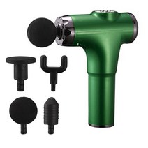 마사지 근육 Massager gun deep muscle stimulator 이완 body 총 건, 초록