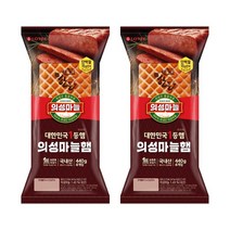 의성마늘햄 440g x 2개 고담백 술안주 도시락반찬 야식안주, 20개