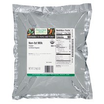 Frontier Natural Products 유기농 분말 무지방 우유 5 파운드 (2.267 kg)