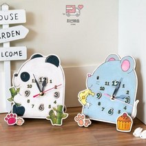 시계만들기_동물모양_무브먼트_교육용 EA51, 고양이 UDPWD0484