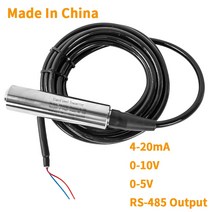 에어레귤레이터 수위 트랜스미터 5M 10M 20M 액체 레벨 센서 420mA 010V RS485 측정기 변환기, 11.3M Range 3M Cable - 420mA O