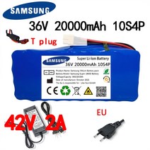 전기 자전거 배터리 100% 원래 36V 배터리 10S4P 20Ah 배터리 팩 500W 높은 전원 배터리 42V 20000mAh Ebik, 01 A