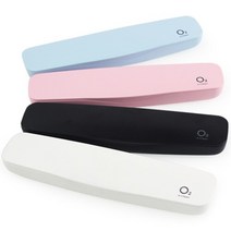 O2care 오투케어 휴대용 여행용 칫솔살균기 건전지 타입 모음, 화이트 (모델명 : BS-4000)