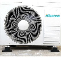 에어컨실외기받침대 실외기다리 실외기발 받침 세탁기받침대 에어컨발 실외기방진고무 실외기거치대 다리 에어컨받침대, 1개