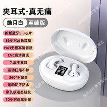골전도 블루투스 이어폰 가성비 음질좋은 오픈형 공부 고성능 통화잘되는 무선, 화이트
