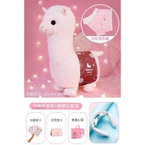 전신 마사지기 충전 무선 소형안마기 종아리 발 휴대용 인형 선물 여자친구 발렌타인데이 안마기, G.충전모델알파카+스마트온찜질마사지+자궁경부마사지장치복