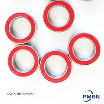 볼베어링 베어링풀러 베어링 10 개몫 17287-2rs mr17287 17287 17287rs gcr15 6190217 볼 17x28x7mm 127, 아베크-3, 10개, 10개