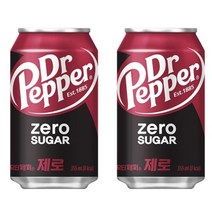 코카콜라음료 닥터페퍼 제로 355ml 24캔 체리콕 뚱캔