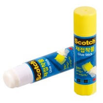3M 스카치 재접착풀 14g 고체풀 포스트잇풀, 15개입