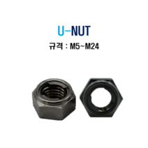 유너트 스틸 풀림방지너트 락너트 M8, 1개