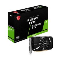 MSI 지포스 GTX 1630 에어로 ITX OC D6 4GB, 상세페이지 참조