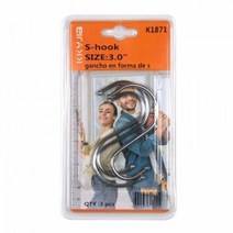 co S자 고리 2종 co-00109 S자후크 S자행거 소품걸이, 4인치-낱개/co-00110