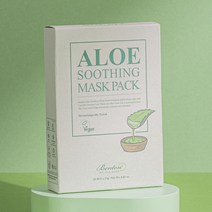 벤튼 알로에 수딩 마스크팩 23g 1박스 10매입 비건