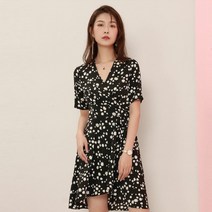 플라워 미니멀 원피스