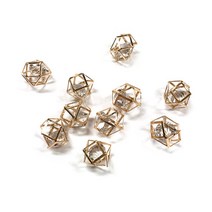 (주)아트인 다각 큐빅 팬던트(15mm-10개)