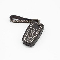 링컨 에비에이터 빈티지 키홀더 스마트키케이스 열쇠고리 키링 키케이스 키집, 블랙(추가인쇄)