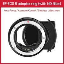 EF-EOS R 자동 초점 드롭 인 필터 마운트 어댑터 내장 분리형 CPL 캐논 EF/EF-S 렌즈 EOS R5 R6 RP, 02 EF-EOS R (ND)