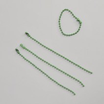 부자재 그린 구슬줄 체인 키링 고리 군번줄, 상세페이지 참조, 상세페이지 참조