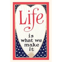 (영문도서) Vintage Journal Life is What We Make It Paperback, Found Image Press, English, 9781669513926