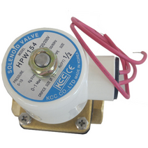 KCC HPW154-220V 2포트 솔레노이드 밸브-황동몸체 15A 상시 닫힘형, HPW154 1/2인치