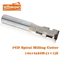 합판재단 목재합판 나무 원목 합판 1+ 1T CNC 라우터 비트 다이아몬드 2 플루트 PCD 나선형 밀링 커터 목공, 한개옵션0