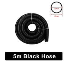 집진기 목공 치위생 터보 사이클론 진공 청소기 필터 가정용 bagless 진공 액세서리, 5m 블랙 호스(32mm)