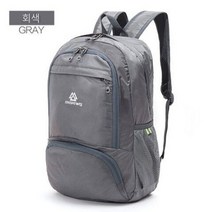 접이 가능한 여행 가방 아웃도어JINSHIWQ 피부 가방 초경량 접이 가능한 여행 가방 아웃도어 백팩 등산 가방 남녀 등산가방 대용량 배낭 로즈 레드, GRAY