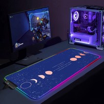 마우스패드 장패드 게임용 마우스 패드 RGB 카펫 데스크 컴퓨터 K-팝 스타 액세서리 긴 패딩 키보드 매트, 06 BTS0006_04 RGB300x800x3mm