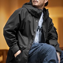 남자 트렌치코트 바람막이 아노락 바람막이자켓 아메리칸 캐주얼 아웃도어 후드 기능 코트 나일론 재킷 TW2107060