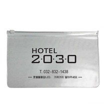 모텔용품 반투명 PVC 슬라이드 지퍼백 500장 인쇄물 국산 키핑 케이스 용품