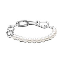 925 스털링 실버 겨울 Stil Mich Serie Armband Runde verliegelung Kette Frauen Mode Schmuck Geschenk, 06 21, 02 MB006