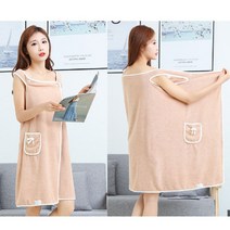 샤워 가운 목욕 타올 비치가운 바스타올 목욕가운 원피스, 원피스샤워타올, 1.퍼플