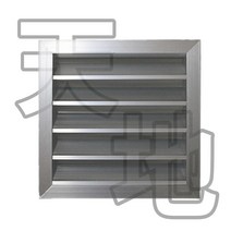 천지환기/알루미늄 루바/200x200~/그릴 환기구 배기구 갤러리창/자체제작