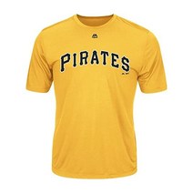 마제스틱 반팔 티셔츠 MLB 에볼루션 피츠버그 파이리츠 (옐로우) G223