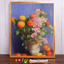 음식 그림 인쇄 패브릭 크로스 스티치 완료 키트 자수 공예 바느질 취미 수공예 성인용 실내 장식 Mulina, 없음, HMA91444+100x130cm+14CT Silk T